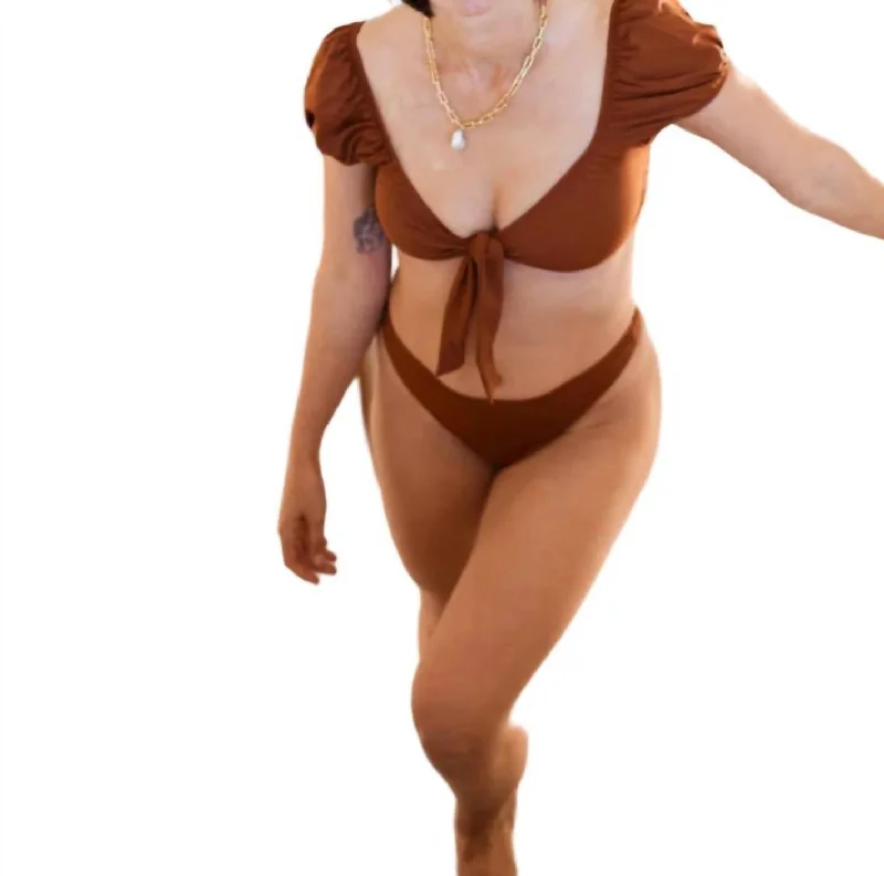 Casual Chic Women's Clothes The Breelyn Bikini Bottom In Morocco