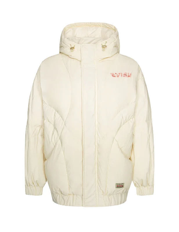 Best Online Clothing Boutiques Camouflage Logo Embroidery Down Jacket