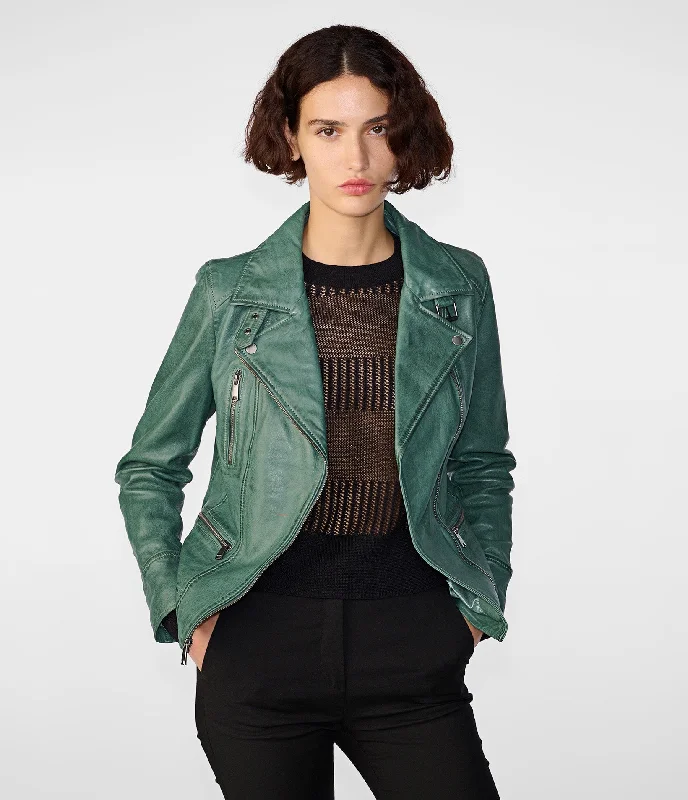 Affordable Women's Clothing Marissa Moto Jacket Asymmetric