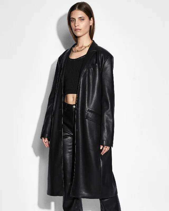 Affordable Women's Garments ZEPHYR DUSTER BLACK