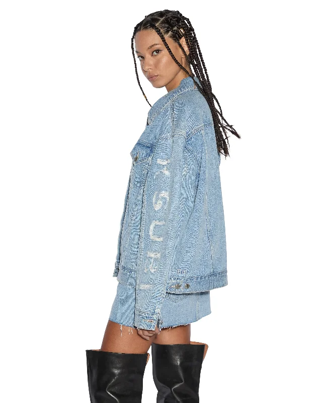 Women's Athletic Clothes OVERSIZED JACKET TORN UP