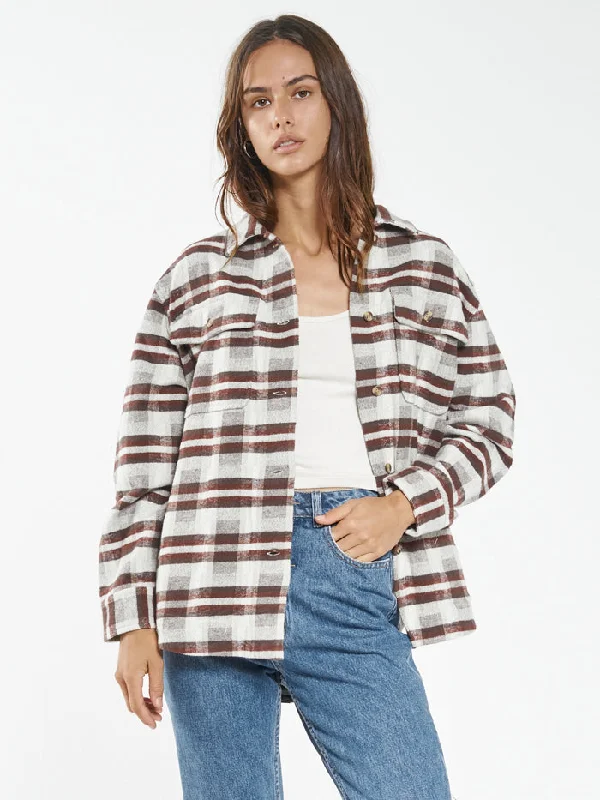 Trendy Outfits For Girls Eighty Four Overshirt - Brown