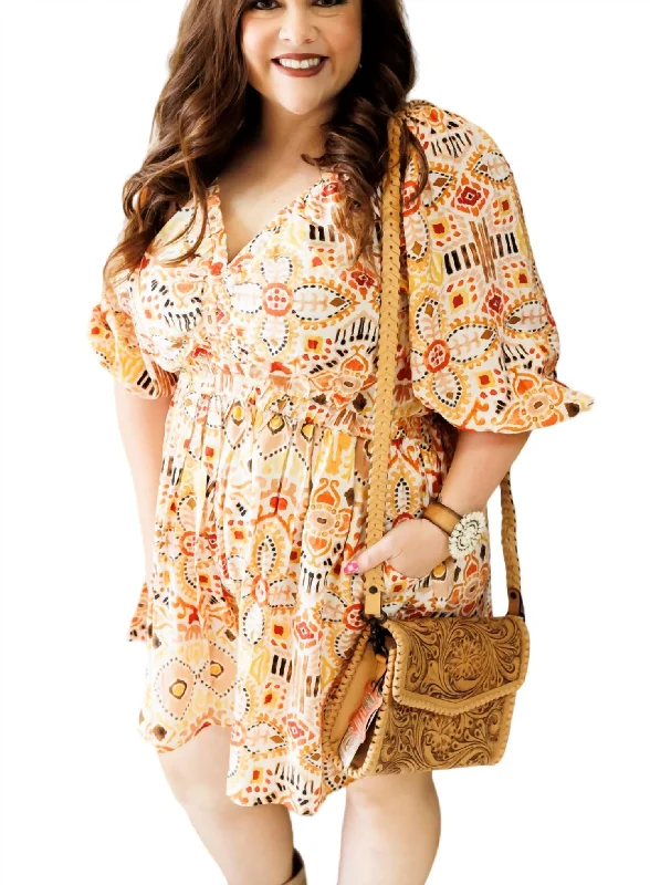Clearance Sale Online Wrecked My Heart Romper - Plus In Orange