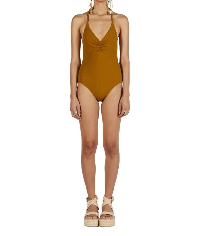Women's Resort Apparel Madeira Maillot One Piece In Olive