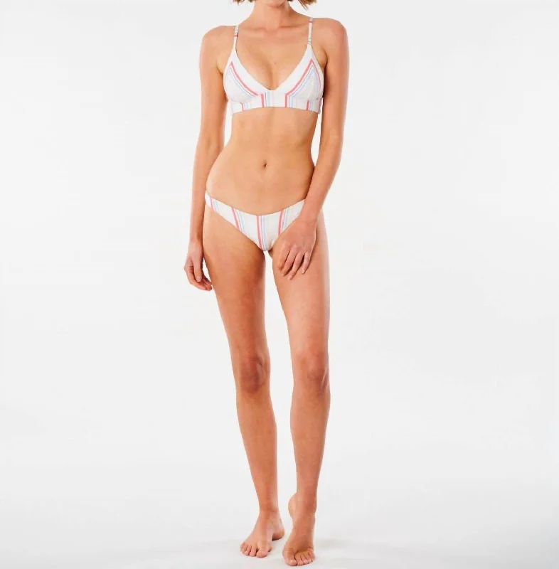 Women's Sports Apparel Blossom High Leg Revo Skimp In Cream