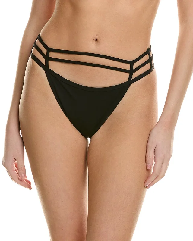 Women's Resort Apparel SIMKHAI Amenda Strappy Solid Bikini Bottom