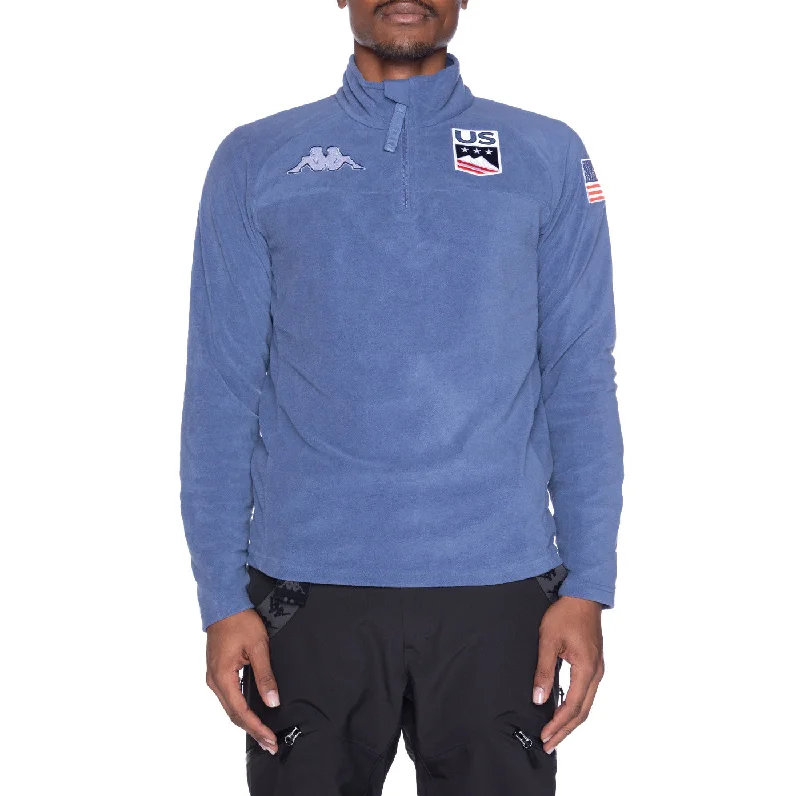 Women's Evening Wear 6Cento 687B US Fleece Jacket - Blue Fiord