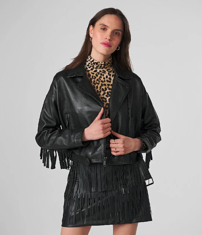 Women's Clothing For Special Occasions Colette Oversized Moto Jacket