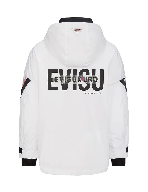 Women's Evening Clothing Air-Fill Down Logo Badge Down Jacket
