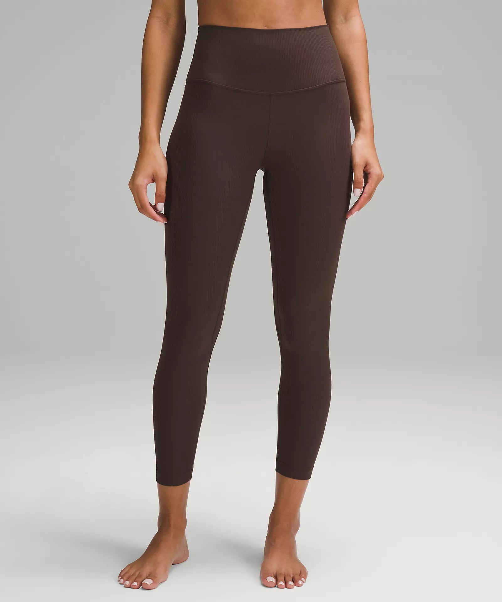 Women's Fashion Essentials lululemon Align™ Ribbed High-Rise Pant 25" | Espresso