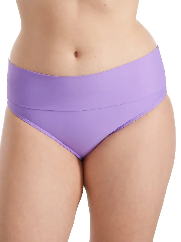 Online Impressions Boutique Sunsets Women's Fold-Over High-Waist Bikini Bottom