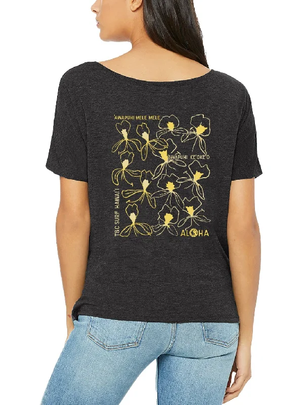 Women's Outdoor Activity Garments T&C Surf Awapuhi Slouchy Crew Tee