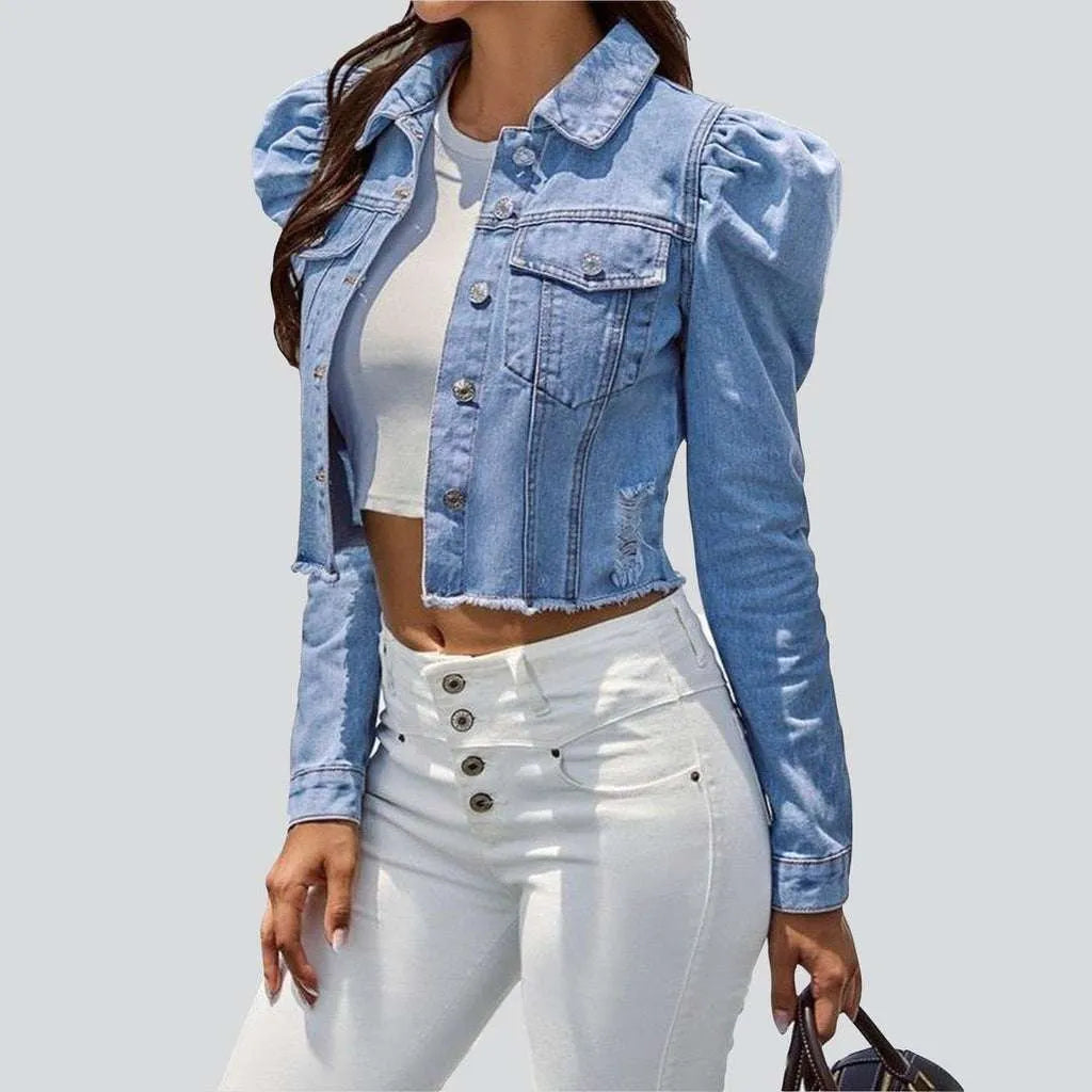 Women's Outerwear for All Weather Conditions Short women's jeans jacket