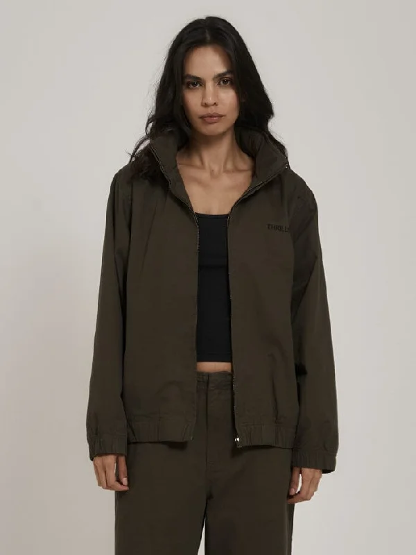 Women Apparel Thrills Brigade Jacket - Tarmac