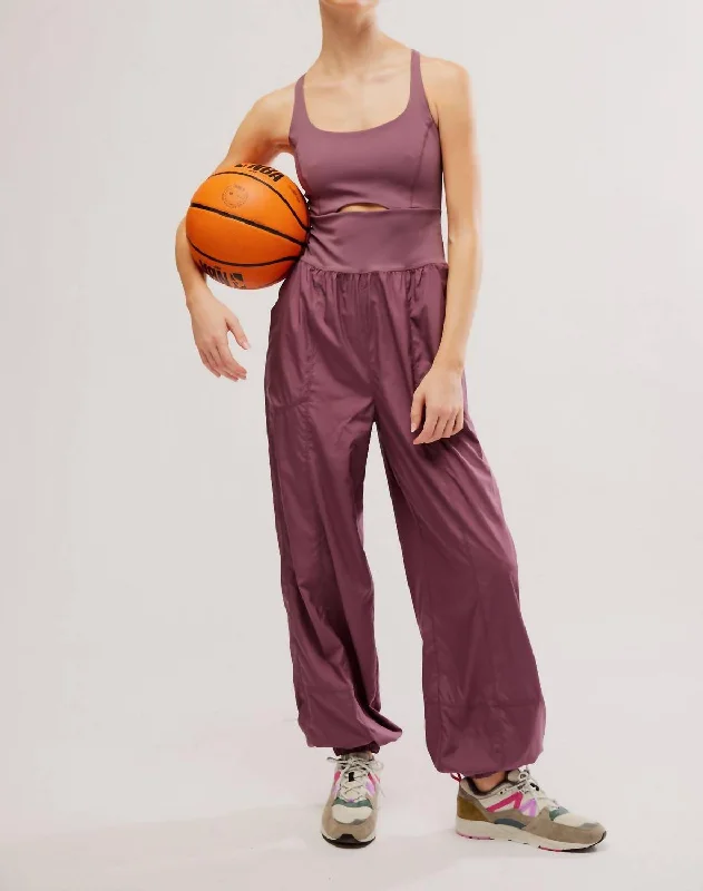 Women's Sporty Clothes Righteous Onesie In Purple Moutian