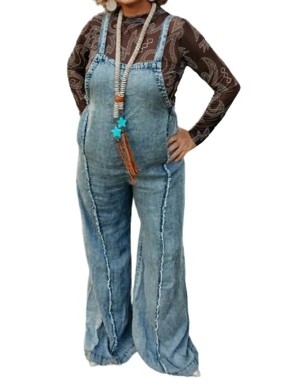 End Of Season Sale Clothing Wild Jumpsuit In Blue