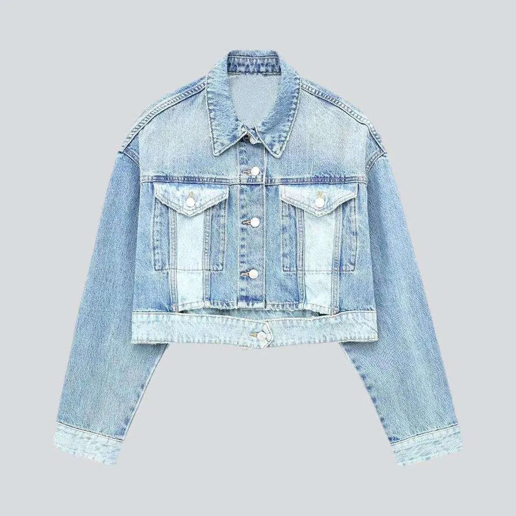 Women's Elegant Garments Street women's denim jacket