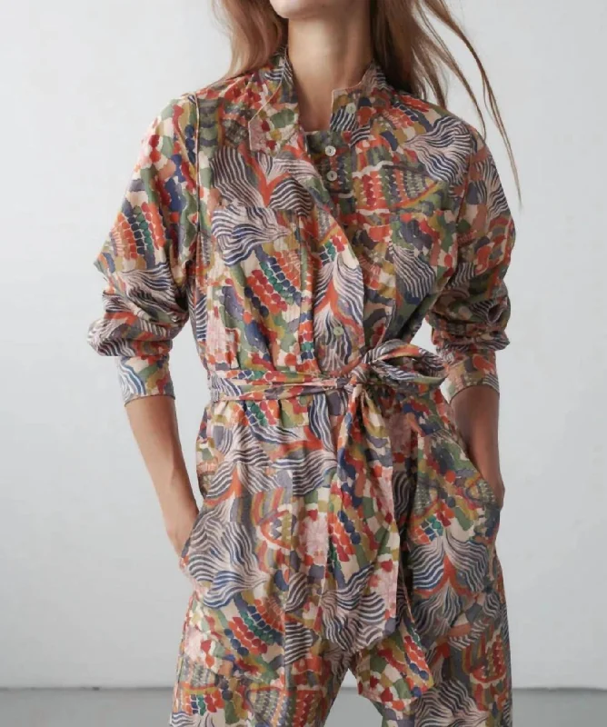 Holiday Special Offers Gregory Jumpsuit In Zion Olive