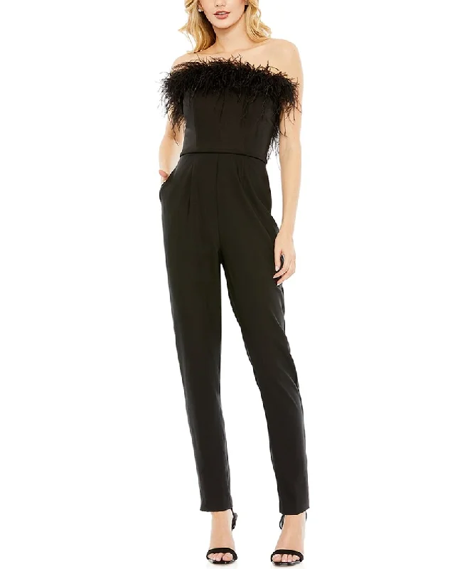 Women's Festive Attire Mac Duggal Strapless Jumpsuit