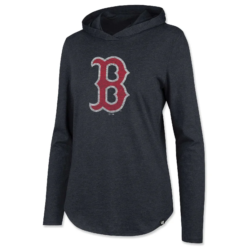 Women's Attire Ladies 47 Frankie Hooded Long Sleeve - Navy