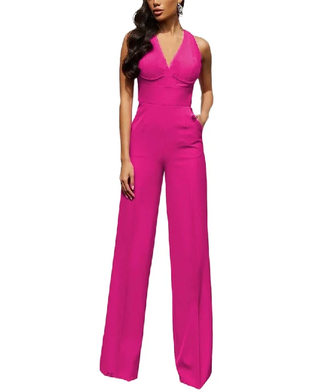 Women's Holiday Attire Juliet Roses Jumpsuit