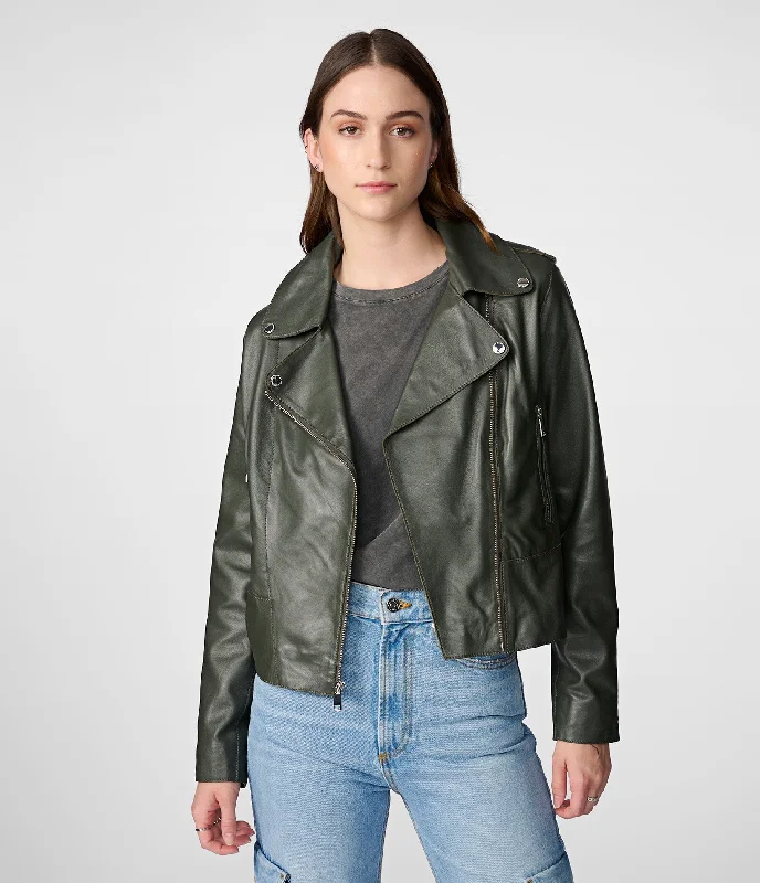 Clothing Sale Paige Leather Moto Jacket