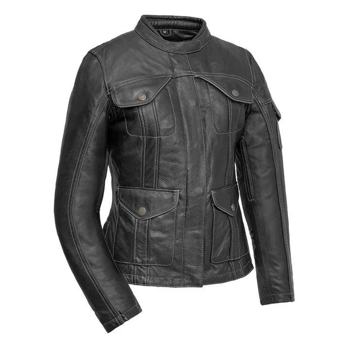Women's Evening Wear Attire Outlander - Women's Motorcycle Leather Jacket