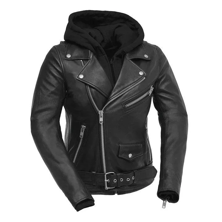 Women's Classic Outfit Ryman - Women's Motorcycle Leather Jacket