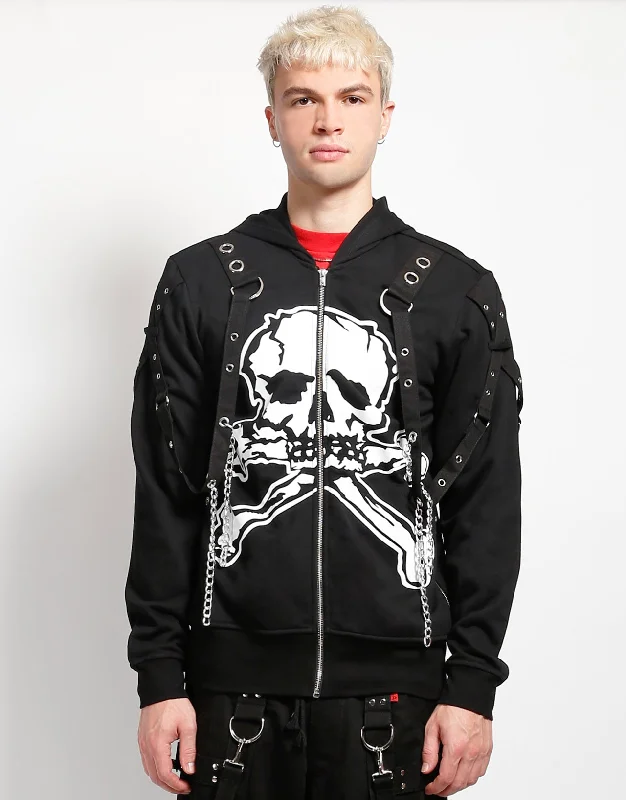 Chic Women's Clothing Online MEGA SKULL HOODY