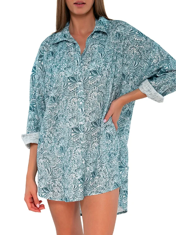 Stylish Women's Clothes for Work and Play Sunsets Women's Delilah Shirt Cover-Up