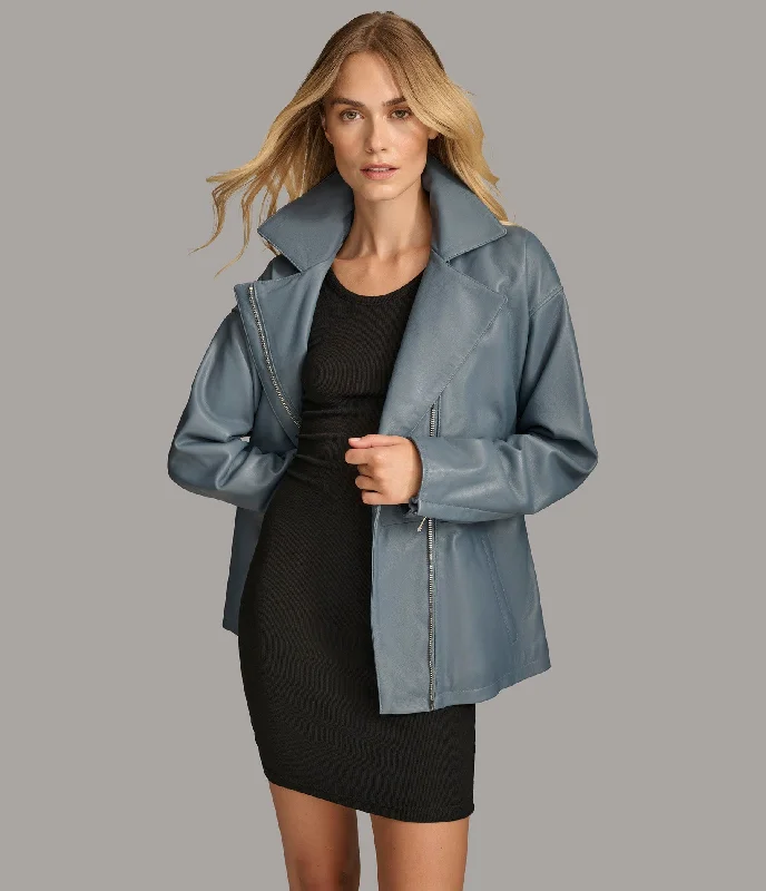 Women's Active Garments For Workouts Monroe Belted Asymmetric Moto Jacket