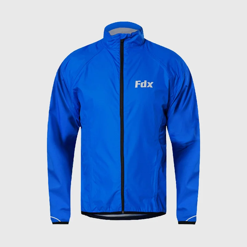 Women's Work Outfit For The Office Fdx J20 Blue Women's & Girl's Windproof & Waterproof Cycling Jacket