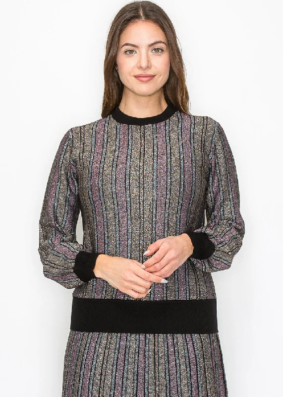Ends Soon Radiant Stripe Knit Top