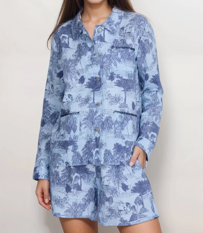 Exclusive Discount Amichi Worker Jacket In Blue