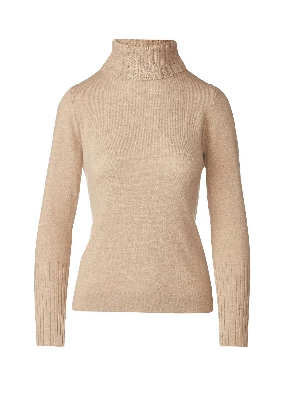 Limited Stock, Big Discounts Women's Chunky Trim Sweater In Camel