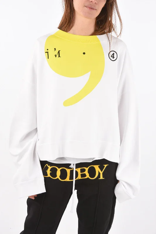 Hot Trends Maison Margiela Mm1 Oversized Sweatshirt With Print