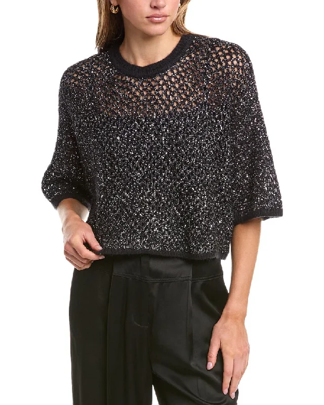 Weekend Special ba&sh Nate Mohair & Wool-Blend Pullover