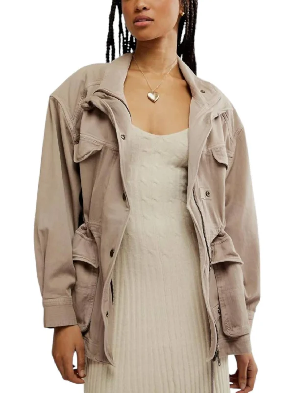 Women's Resort Attire Arya Utility Jacket In Cashmere
