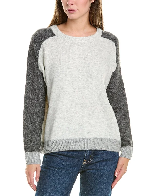 Trendy Street Style Attire Vince Camuto Colorblock Sweater