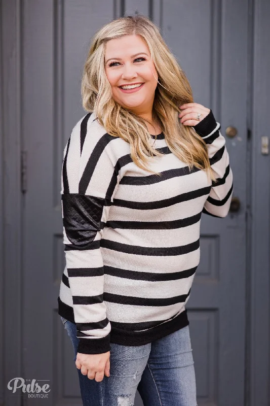 Sunday Shopping Spree – Grab The Best Deals You Got it Bad Striped Top- Black
