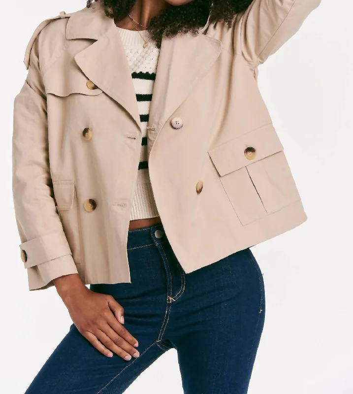 Effortless Chic for Women Vega Jacket In Khaki