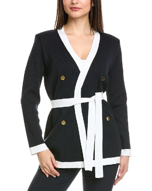 Trendy Women's Collection St. John French Iconic Inspired Knit Cardigan