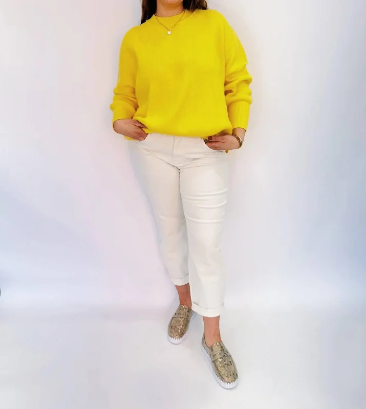 Seasonal Style Discounts Lila Sweater In Yellow
