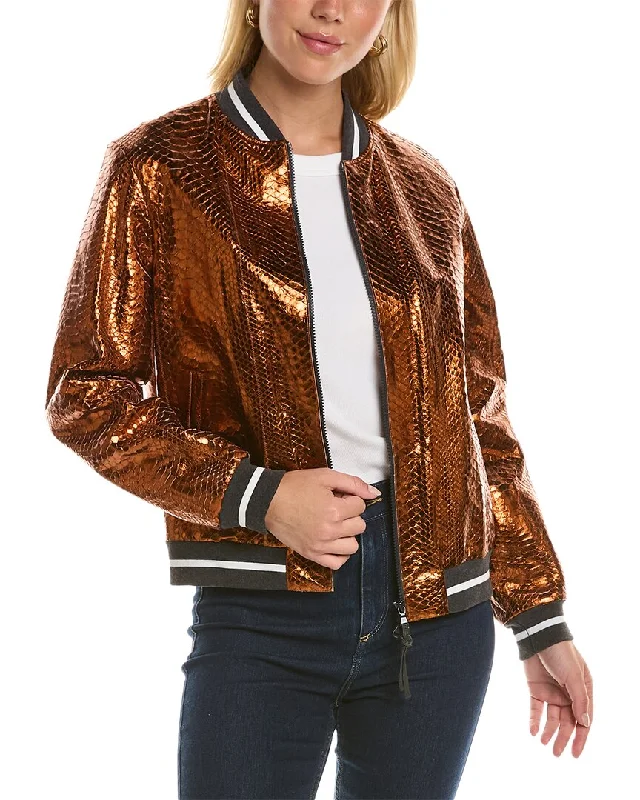 Women's Functional Apparel For Outdoor Activities Brunello Cucinelli Leather Jacket