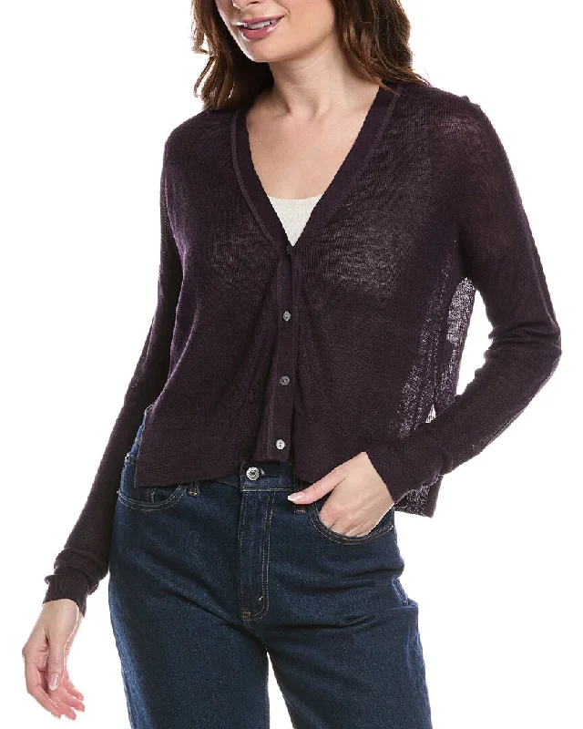 Your Timeless Wardrobe Awaits Theory Hanelee Linen-Blend Cardigan