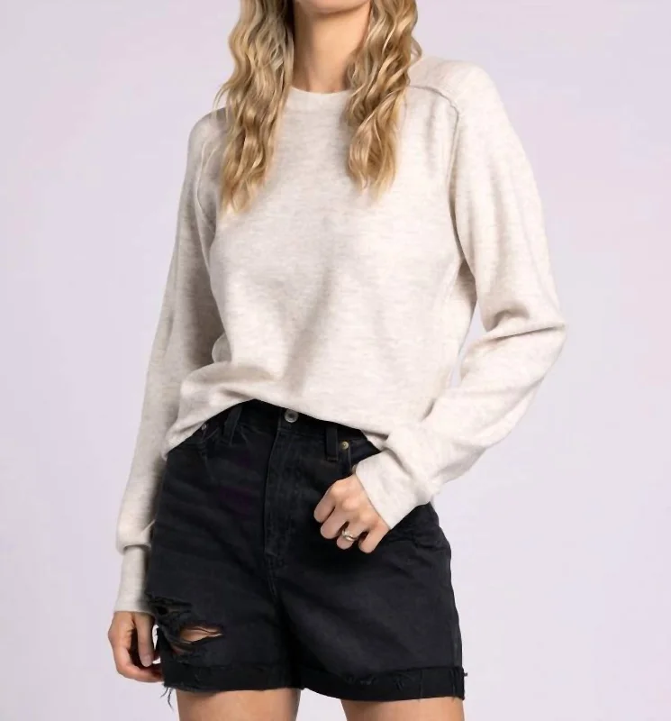 Today Only Barrett Sweater In Heather Parchment