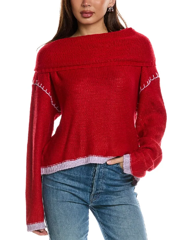 Latest Trends Driftwood Cowl Neck Sweater