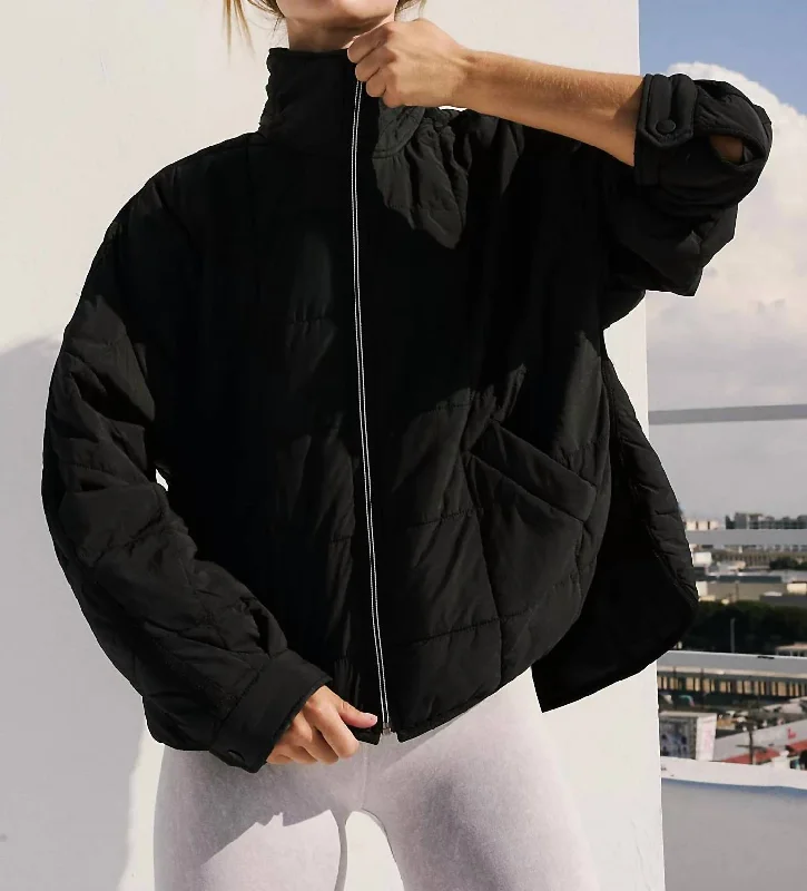 Clothes Woman Pippa Packable Puffer Jacket In Black