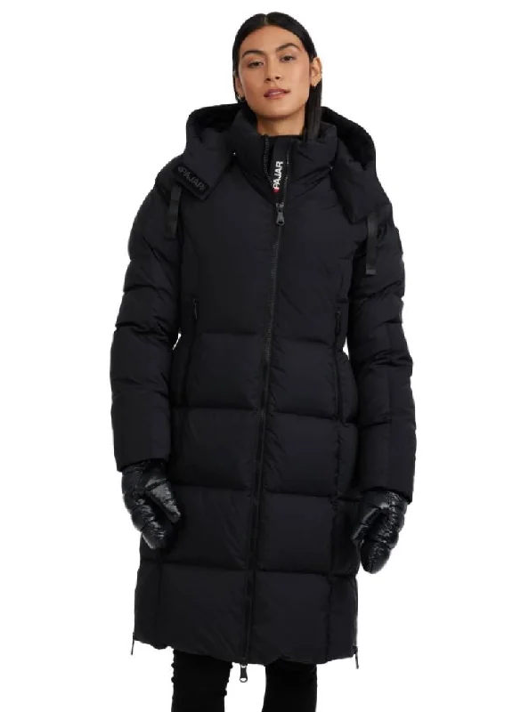 Minimalist Style Pajar Women’s Zaniah Mixed Media Quilted Puffer
