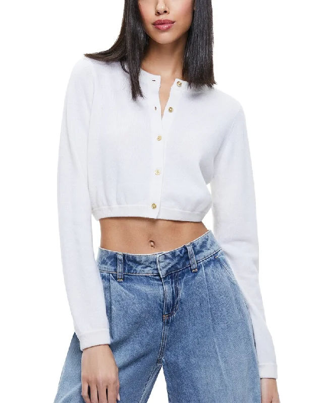 Stylish Savings alice + olivia Dollie Cashmere Cardigan
